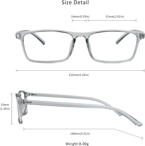 Miniatura 6 de LifeArt Lentes de bloqueo de luz azul, para lectura de computadora, juegos, televisión, para mujeres y hombres, antirreflejos