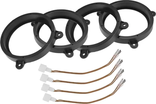 Miniatura 7 de uxcell Anillo espaciador adaptador de altavoz de automóvil de 6.5 pulgadas con combinación de cables para Subaru Impreza 2007-2019