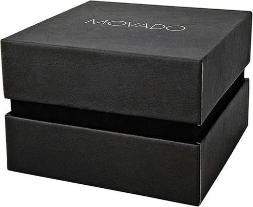 Miniatura 4 de Movado 0607315 - Reloj clásico de cuero negro para hombre