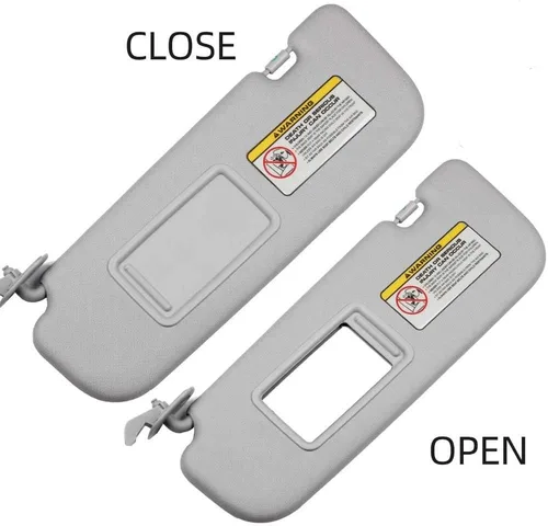 Miniatura 6 de Dasbecan Parasol gris para lado izquierdo del conductor compatible con Hyundai Elantra 2011 2012 2013 2014 2015 Reemplaza# 852103X000TX Gris
