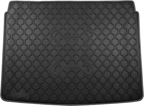 Cartist Forro de Carga Compatible con Jeep Renegade 2015-2024 Alfombrilla de Maletero Forro Trasero de Automóvil Negro