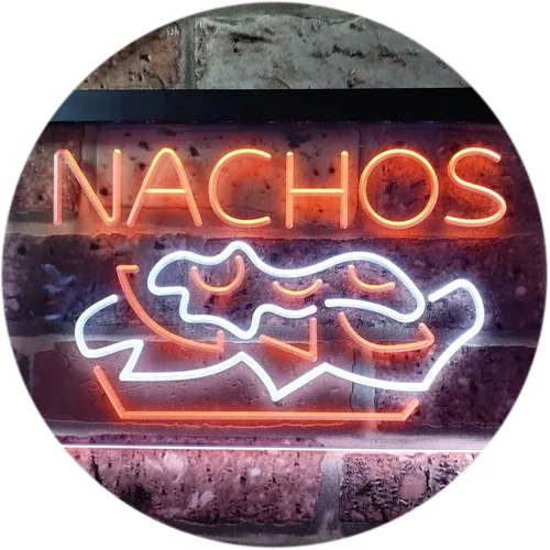 Miniatura 12 de ADVPRO Nachos Café - Letrero de neón LED de doble color, azul y rojo, 16 x 12 pulgadas, st6s43-i0314-Br