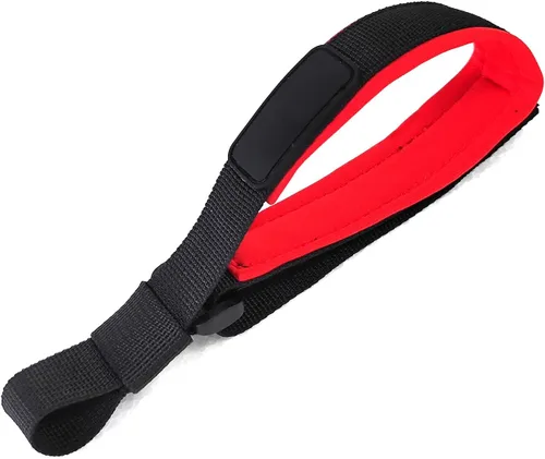 Miniatura 5 de Correa de muñeca ajustable manos libres, paquete de 2 correas de muñeca de tela de buceo suave y cómoda correa de perro para correa retráctil
