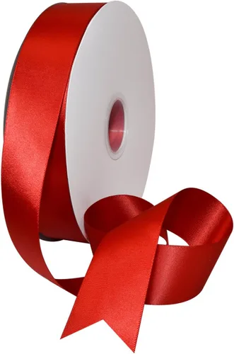 Miniatura 14 de Morex Ribbon Cinta de satén de doble cara de 1/4 pulgadas x 100 yardas, cinta blanca antigua para envolver regalos, tarjetas de regalo