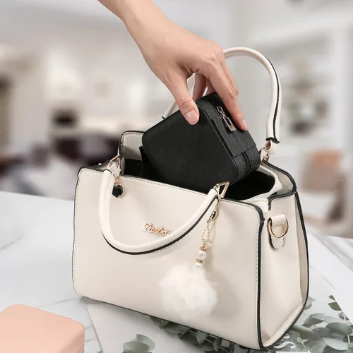 Miniatura 7 de XZUZ Joyero de viaje pequeño con espejo, organizador de joyas portátil, caja de almacenamiento para aretes, anillos, collares, joyería ase
