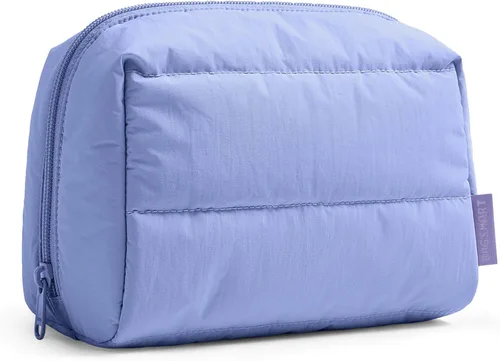 Miniatura 11 de BAGSMART Pequeña bolsa de maquillaje, bolsa de cosméticos de viaje, bolsa de maquillaje pequeña con cremallera, bolsa de aseo resistente al agua