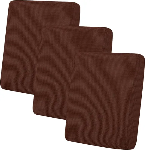 Miniatura 31 de Easy-Going - 4 Fundas de cojín elásticas para sofá seccional, izquierda/derecha, en forma de L, funda de asiento antideslizante, suave, flexible