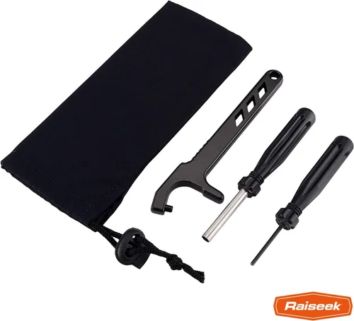Miniatura 2 de Raiseek Herramienta hexagonal de instalación de mira frontal y herramienta de desmontaje de armero para Glock d-3 Herramientas separadas