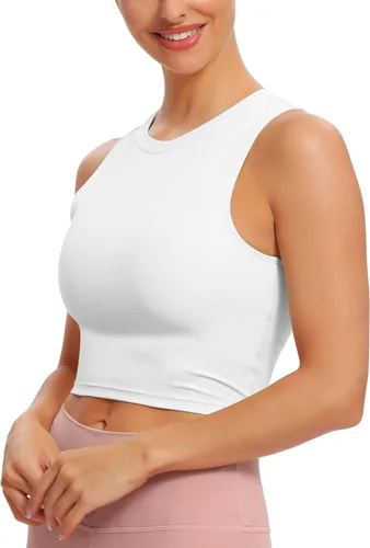 Miniatura 3 de Natural Feelings - Sujetadores deportivos sin mangas con relleno extraíble para mujer ombligueras para yoga entrenamiento correr