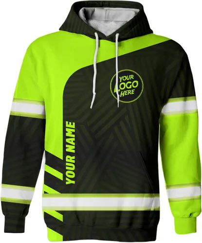 Uniform Company - Polo reflectante de alta visibilidad para hombres y mujeres, polo de seguridad, ropa de trabajo para trabajadores Sudadera con