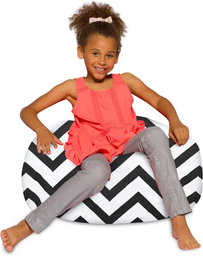 Miniatura 44 de Posh Beanbags - Sillón puff Azul Rey Sólido