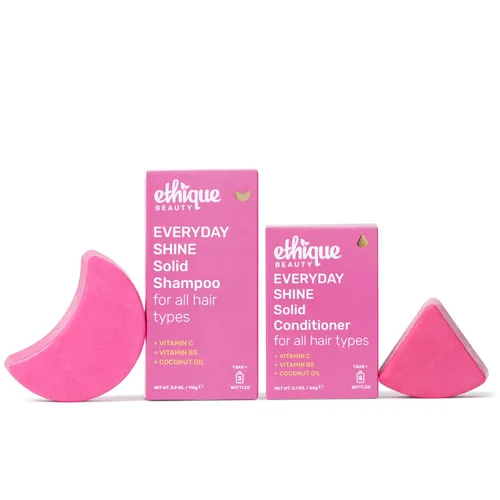 Miniatura 12 de Ethique Beauty Clarifying - Juego de champú y acondicionador para cabello graso y acumulación con aceite de ricino, sin plástico, vegano, sin
