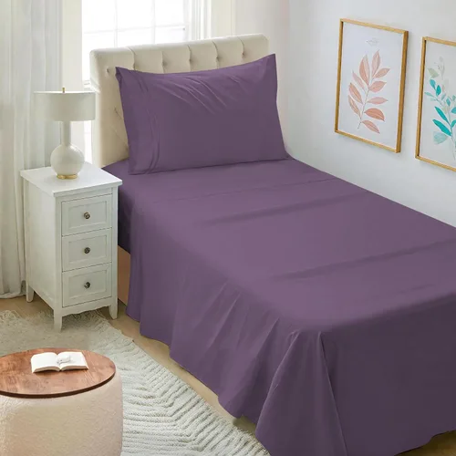 Miniatura 79 de Mejoroom Juego de sábanas de tamaño King – Sábanas y fundas de almohada de ropa de cama 1800 de lujo para hoteles – Sábana bajera con bolsillo