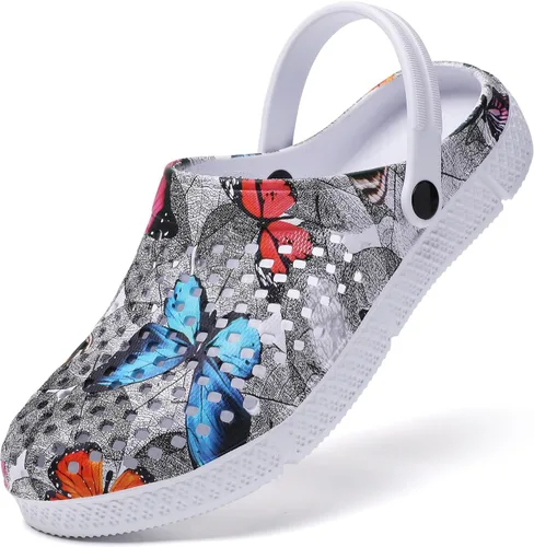 Miniatura 6 de Womens Clogs Shoes Unisex Summer Garden Clogs Shoes Non-Slip Quick Drying Sandals Casual Slippers