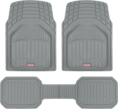 Motor Trend 943-GR FlexTough Defender - Tapetes de piso para coche de próxima generación con contorno profundo y resistentes para coche, SUV, camión