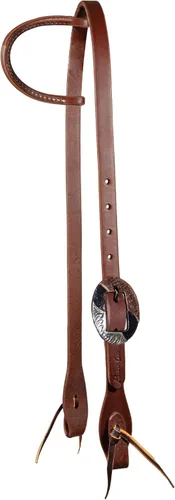 Miniatura 2 de Professional's Choice Ranch - Cabezales de oreja única de ¾ pulgadas Ajuste de hebilla única Aceite pesado con controles de corbata