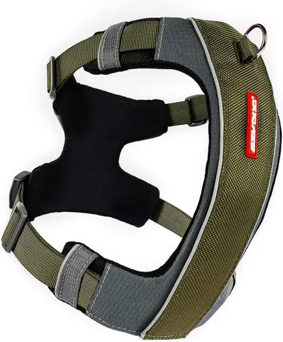 Miniatura 9 de EzyDog X-Link - Arnés para perro, reflectante y acolchado, sin tirones, para entrenamiento y paseos diarios, con 2 puntos de fijación para correa