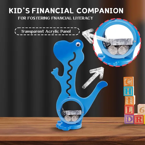Miniatura 4 de Hucha de dinosaurio Boalord para niñas y niños con animales grandes, caja de ahorro de dinero personalizada para niños y adultos, el mejor regalo