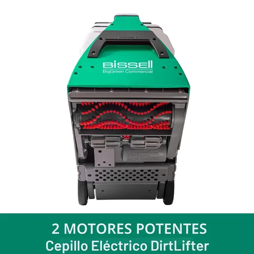 Miniatura 7 de Máquina de limpieza a motor de la marca Bissell BigGreen, modelo BG10, con 2 motores para una limpieza profunda, Verde, 1