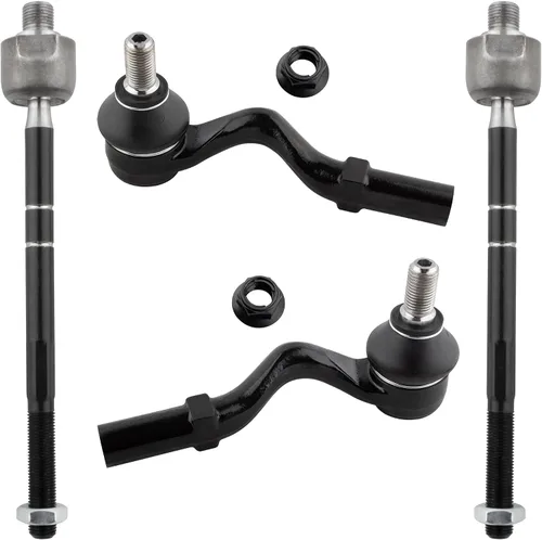 BOXI (juego de 4) extremos de barra de acoplamiento delanteros interiores y exteriores para Mercedes-Benz E300 1996-1999 / para Mercedes-Benz E320
