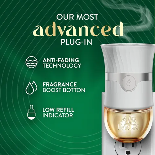 Miniatura 7 de Air Wick Vibrante repuesto de aceite perfumado enchufable, 5 unidades, nectarina y flor del paraíso, ambientador, aceites esenciales