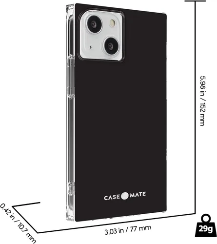 Miniatura 3 de Case-Mate BLOX - Funda para iPhone 13, color negro, protección contra caídas de 10 pies, compatible con carga inalámbrica, funda protectora