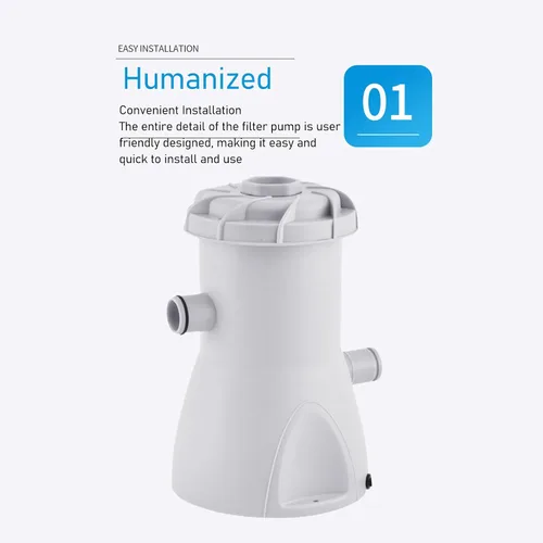 Miniatura 6 de Bomba de filtro de piscina 40W, bomba de filtro de piscina 800GAL por hora Filtro de piscina de tierra para impurezas de filtro de piscina