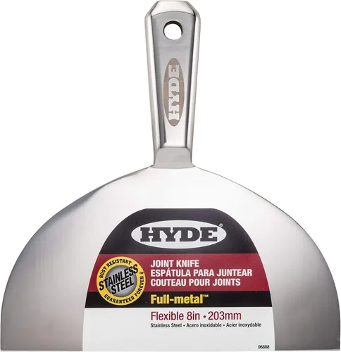 Miniatura 4 de Hyde Juego de cuchillos para paneles de yeso, juego de herramientas raspadoras de pintura - Premium Full Metal 4 '' 6 '' & 8 '' Cuchillo