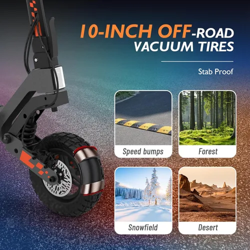 Miniatura 7 de KUKIRIN - Patinete eléctrico G4/G2 para adultos, rango de 47 millas, motor potente de velocidad de 43 MPH de 2000 W, neumáticos todoterreno de 11