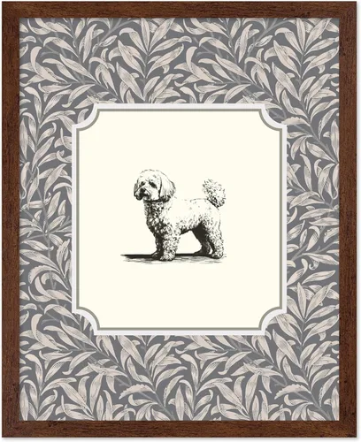 Miniatura 21 de Poster Master Póster Vintage de Cocker Spaniel Inglés - Impronta Retro de Perro - Arte Floral - Arte de Cachorros - Arte para Amantes de Animales