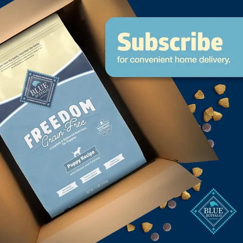 Miniatura 11 de Blue Buffalo Freedom - Alimento seco para cachorros sin granos con DHA, nutrición completa y equilibrada para cachorros, fabricado en los Estados