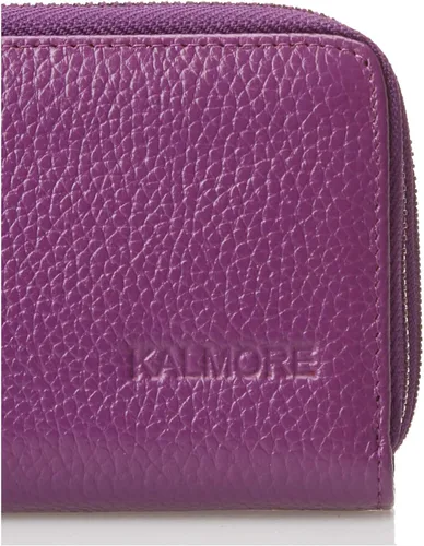 Miniatura 3 de KALMOR Billeteras de piel para mujer, con doble cremallera, con bloqueo RFID y bolsillo para monedas, 4. 25 x 3. 0 x 1.5