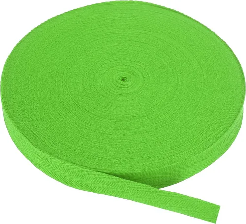 Miniatura 106 de PATIKIL Cinta de sarga de algodón de 1 pulgada, 50 yardas, cinta de algodón, cinta de encuadernación al bies, cinta de espiga para costura, Verde