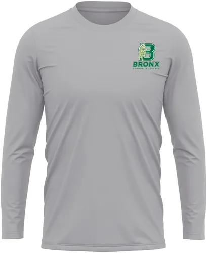 Miniatura 40 de Camisa deportiva de manga larga oficial de la NCAA Collegiate para hombre, con logotipo en el pecho izquierdo, colección Athletic Heather