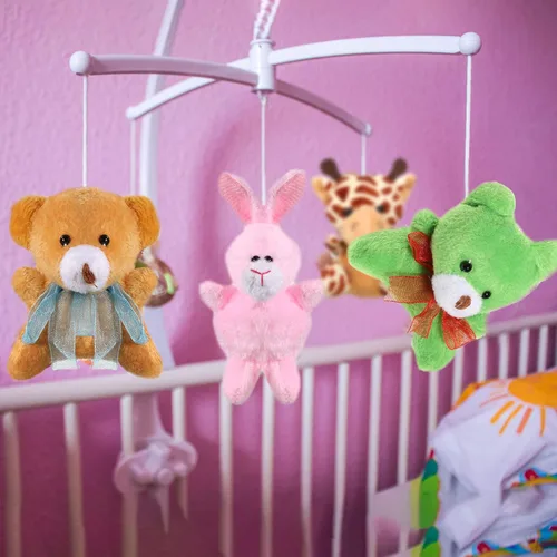 Miniatura 5 de Skylety 32 piezas de mini juguetes de peluche de animales surtidos lindos animales llavero decoración pequeños juguetes de peluche regalo a granel