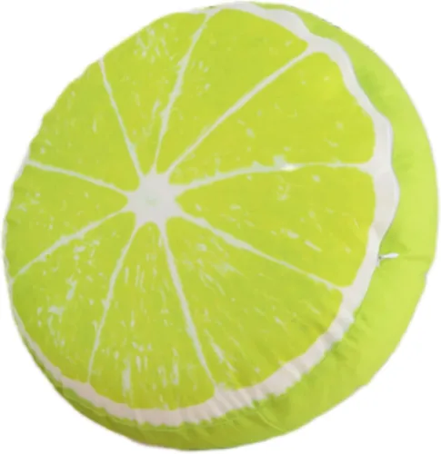 Miniatura 12 de Cojín de fruta Cojín redondo grueso Cojín reposacabezas (13.7 pulgadas, kiwi)