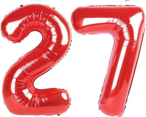 Miniatura 380 de Globos de números de 5 globos de 40 pulgadas, decoraciones de cumpleaños azules para niños y niñas, globos de números azul marino grandes