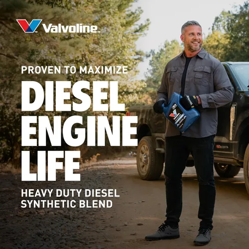 Miniatura 4 de Valvoline Heavy Duty Synthetic Blend 15W-40 Aceite para motor diésel, 1 gal, caja de 3