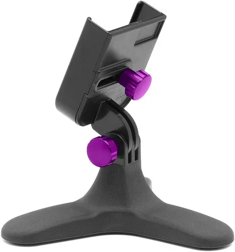 Miniatura 12 de WeatherTech DeskFone - Soporte universal para teléfono celular de escritorio (pomos metálicos color oro rosa)