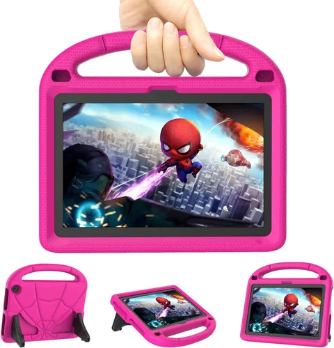 Miniatura 6 de Estuche para niños para nueva pestaña 8 pulgadas 2024, cubierta antideslizante a prueba de golpes con mango Kickstand Kids Cover - Negro