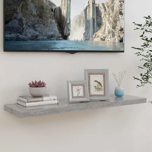 Miniatura 186 de Estantes flotantes de pared, juego de 4 estantes decorativos para montar en la pared, estante colgante con soportes invisibles para decoración