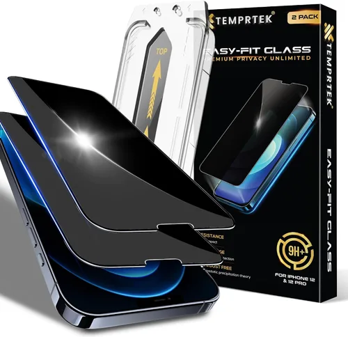 Miniatura 19 de TEMPRTEK+ Paquete de 2 Protectores de Pantalla para iPhone 17 Pro Max Compatible con iPhone 16 Pro Max Protector de Pantalla de Privacidad - 9H