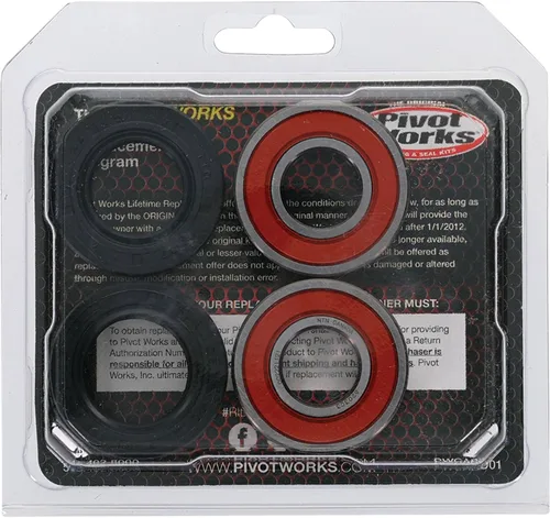 Miniatura 5 de Pivot Works 25-1219-P Kit de rodamientos de rueda de alta calidad compatible con/reemplazo para BMW F650 GS/GS Dakar 2000-2014, F650GS 1999-2004