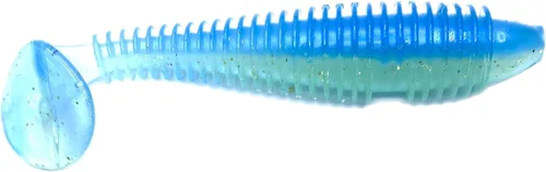 Miniatura 17 de Phat Pak Baits - Phat Swimmer Keitech Style Paddletail Swimbait 3.8" 20ct acanalado perfumado suave plástico Bass pesca señuelo Paquete de variedades