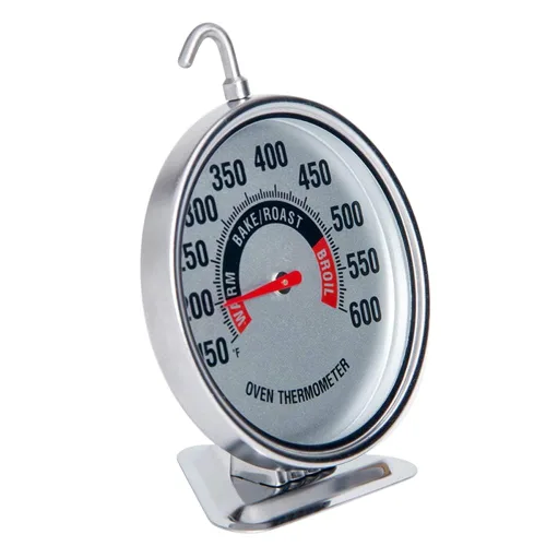 Miniatura 4 de Extra grande termómetro de horno de 3" con dial de fácil lectura Medidor de temperatura preciso de 150-600°F para cocina, horneado, parrilla