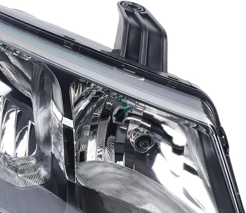 Miniatura 3 de Para 2010 2011 2012 2013Kia Forte Koup Montaje de faros halógenos reemplazo de faros delanteros, lado derecho carcasa negra lente transparente