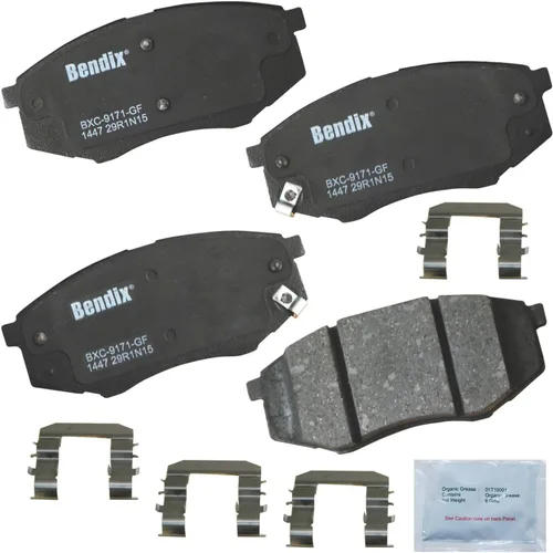 Miniatura 374 de Pastillas de freno delanteras cerámicas Bendix Priority1 CFC2302 para Hyundai Elantra 2021, Sonata 2022-2020, Kia K5 2023-2021