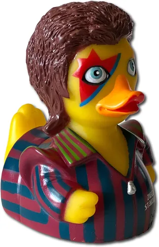 Miniatura 7 de CelebriDucks - Ziggy Starduck - Control de estanque a Mallard Tom - Patos de goma flotantes - Juguete de baño coleccionable regalo para niños
