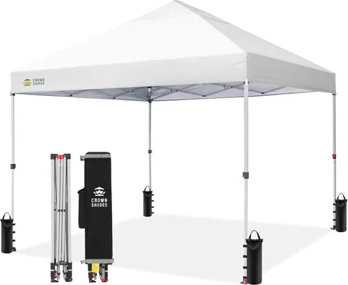 Miniatura 41 de CROWN SHADES Toldo desplegable de 8 x 8 pulgadas, tienda de campaña de playa con instalación CenterLok de un empuje, parasol fácil para exteriores