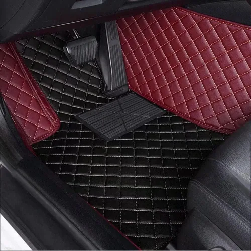 Miniatura 4 de La personalización privada incluye el 96% de los sedán, SUV, tapetes de coche deportivo, forro de cuero antideslizante, alfombrillas de auto Beige